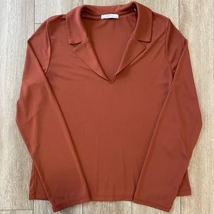 Zara V-Neck Long Sleeve